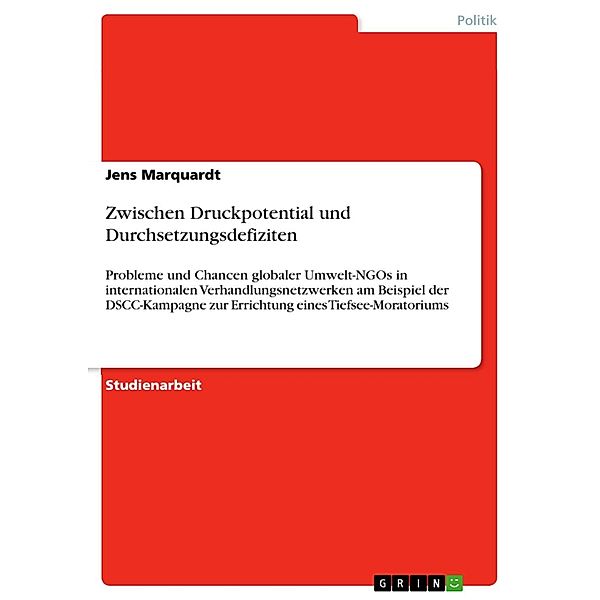 Zwischen Druckpotential und Durchsetzungsdefiziten, Jens Marquardt