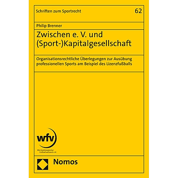 Zwischen e. V. und (Sport-)Kapitalgesellschaft, Philip Brenner