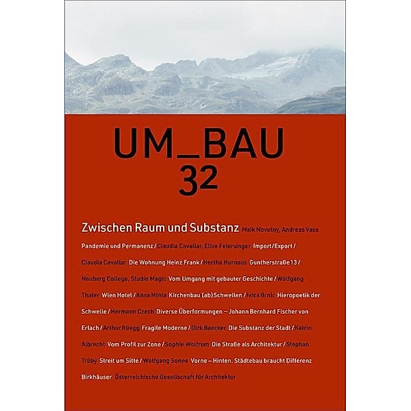 Zwischen Raum und Substanz / UmBau Bd.32