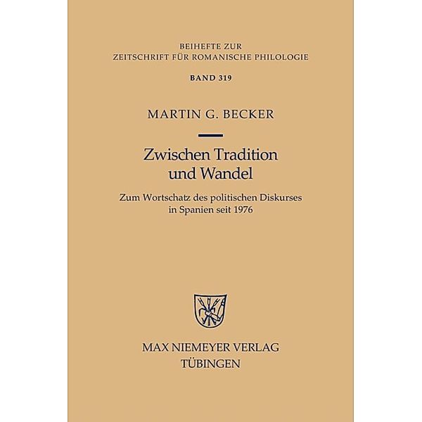 Zwischen Tradition und Wandel, Martin G. Becker