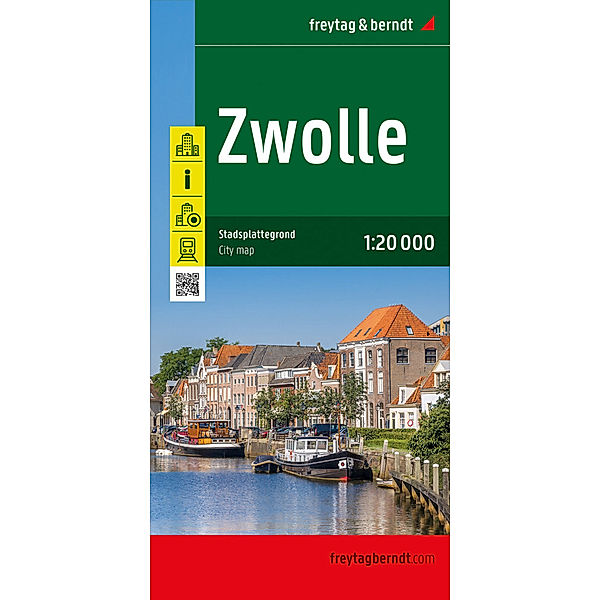 Zwolle, Stadtplan 1:20.000, freytag & berndt