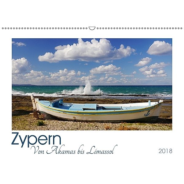 Zypern. Von Akamas bis Limassol (Wandkalender 2018 DIN A2 quer), Lucy M. Laube