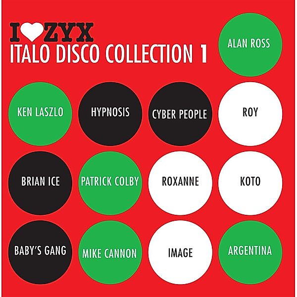 Zyx Italo Disco Collection 1, Diverse Interpreten