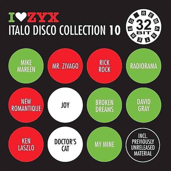 Zyx Italo Disco Collection 10, Diverse Interpreten