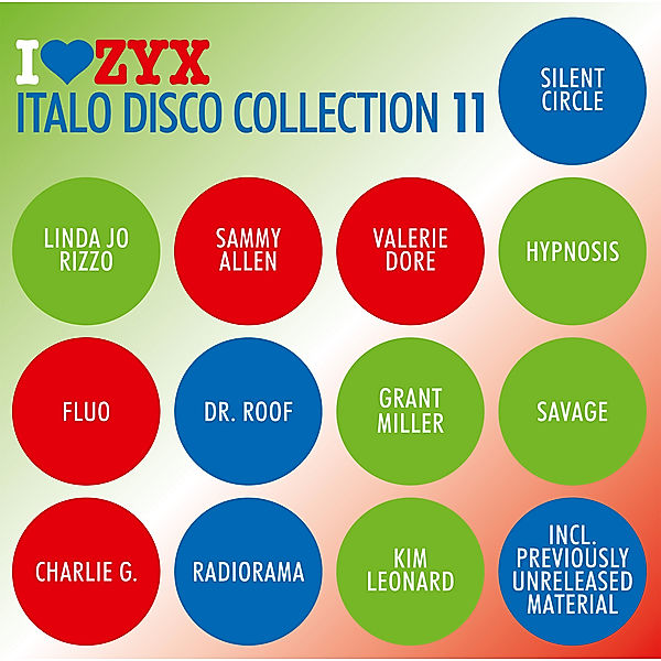 Zyx Italo Disco Collection 11, Diverse Interpreten