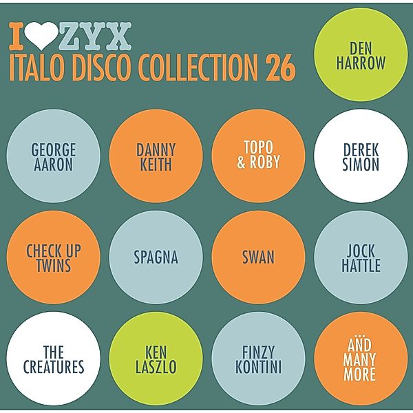 Zyx Italo Disco Collection 26, Diverse Interpreten