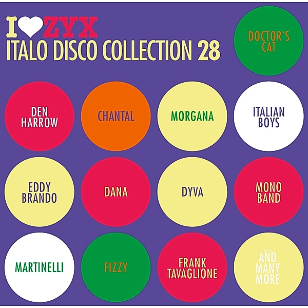 Zyx Italo Disco Collection 28, Diverse Interpreten