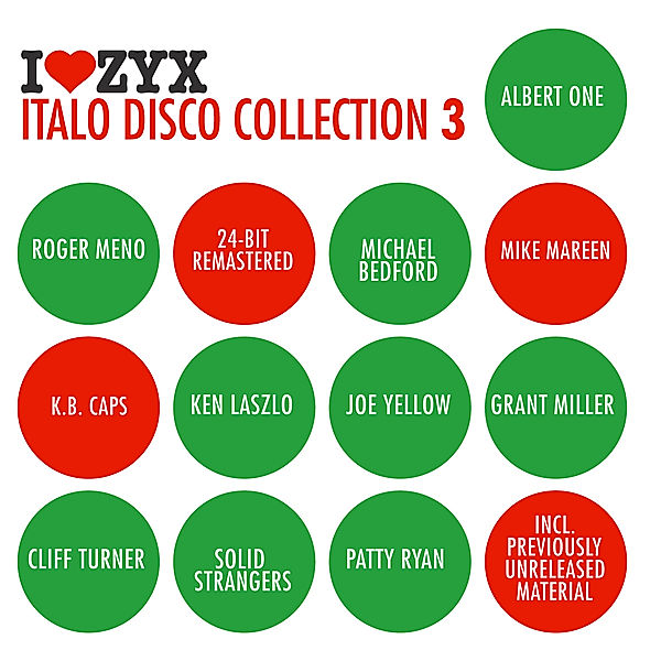 Zyx Italo Disco Collection 3, Diverse Interpreten