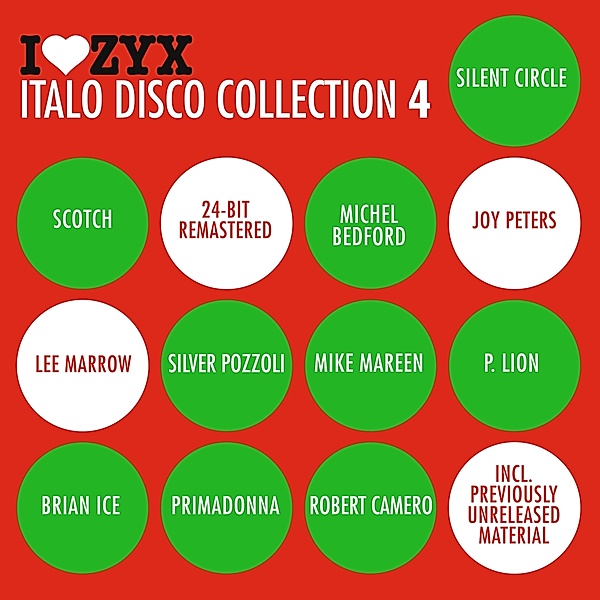 Zyx Italo Disco Collection 4, Diverse Interpreten