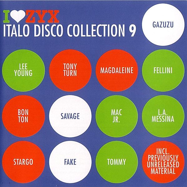 Zyx Italo Disco Collection 9, Diverse Interpreten