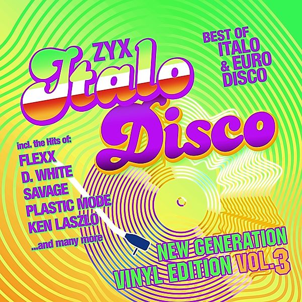 Zyx Italo Disco New Generation:Vinyl Edition Vol.3, 1 Schallplatte ZYX Italo Disco New Generation