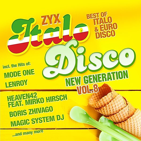 Zyx Italo Disco New Generation Vol.8, Diverse Interpreten