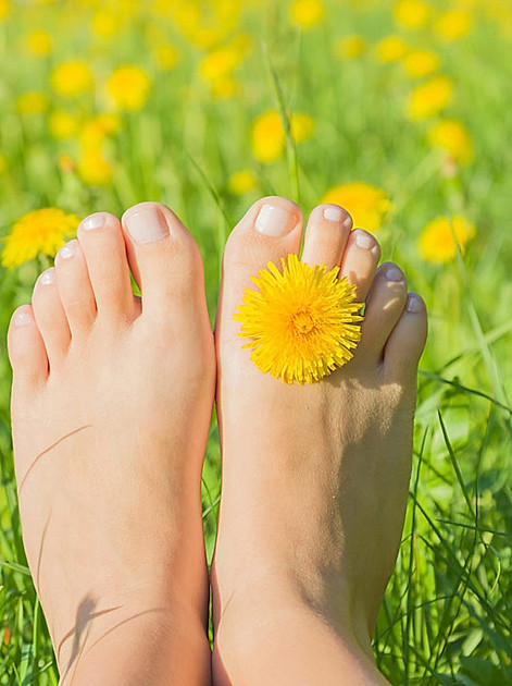 Schöne Füsse den ganzen Sommer lang