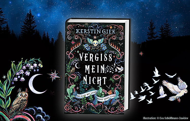 Wir verlosen 10 Exemplare des neuen Kerstin Gier-Bestsellers "Vergissmeinnicht" mit Signatur