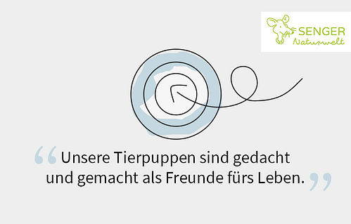 Tierpuppen sind Freunde fürs Leben