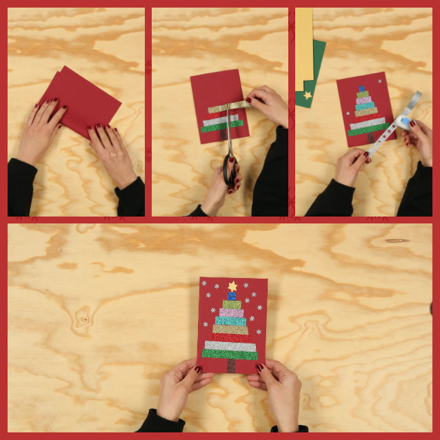 DIY-Weihnachtskarten mit Washi-Tape | tausendkind Magazin