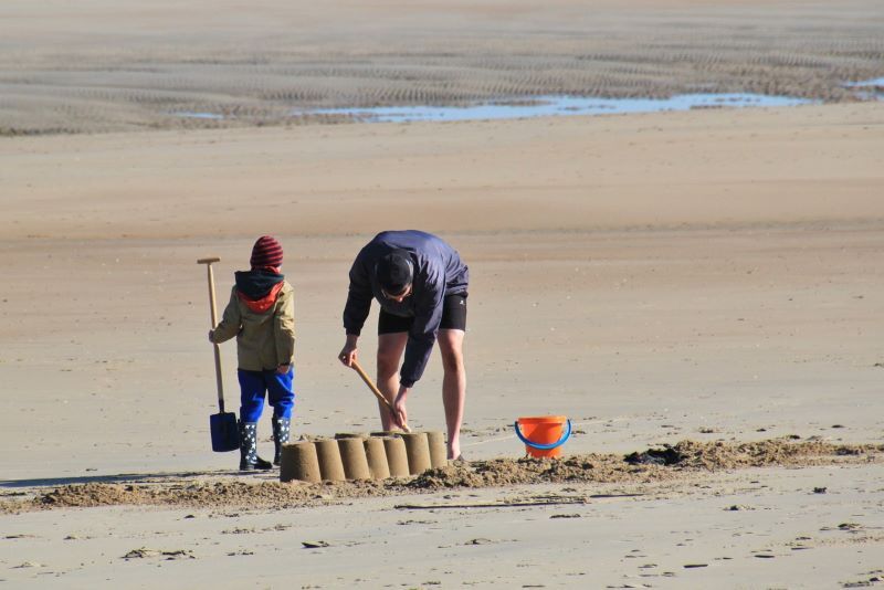 Sandburgen bauen