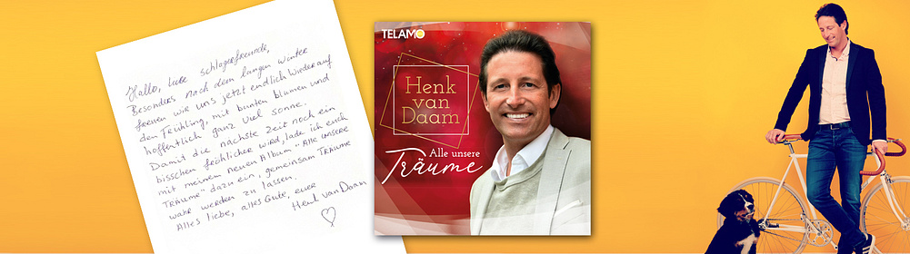 CD "Alle unsere Träume" von Henk Van Daam