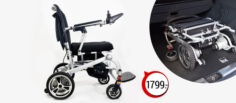 Elektro-Rollstuhl, faltbar jetzt bei Orbisana entdecken!