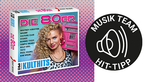 Bild CD "80er Kulthits" mit Musik-Tipp-Logo