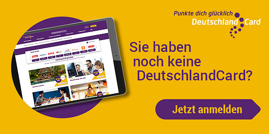 DeutschlandCard Anmeldung mobile