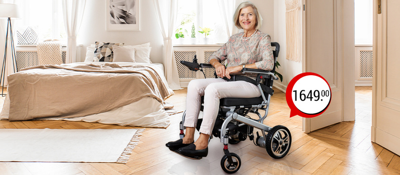 Faltbarer Elektro-Rollstuhl jetzt bei Orbisana entdecken!