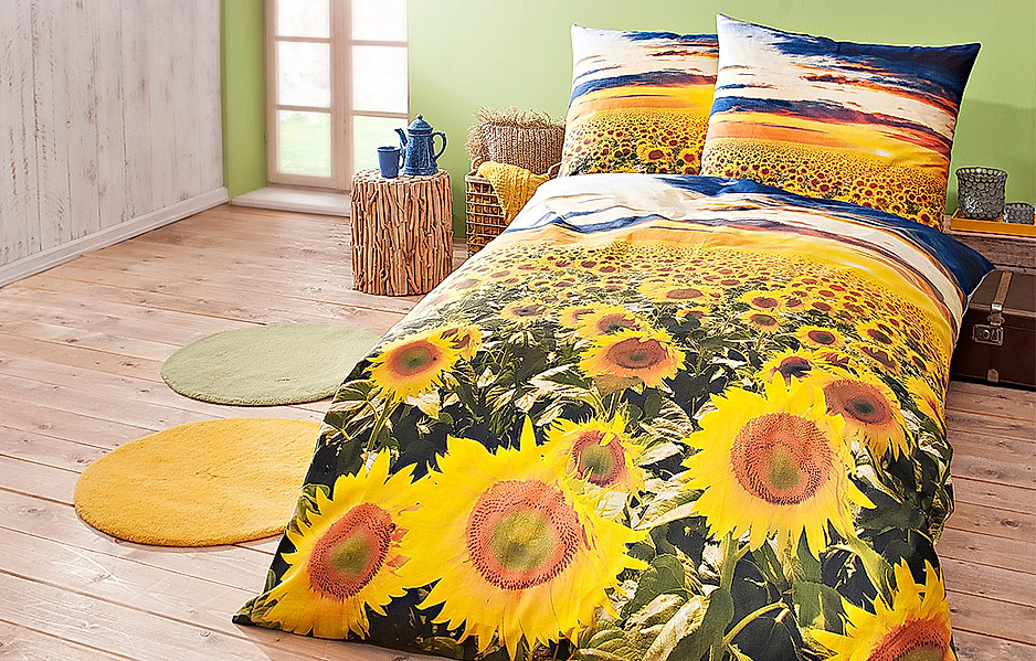 Mit Bettwäsche der Farbe Gelb Bedeutung verleihen