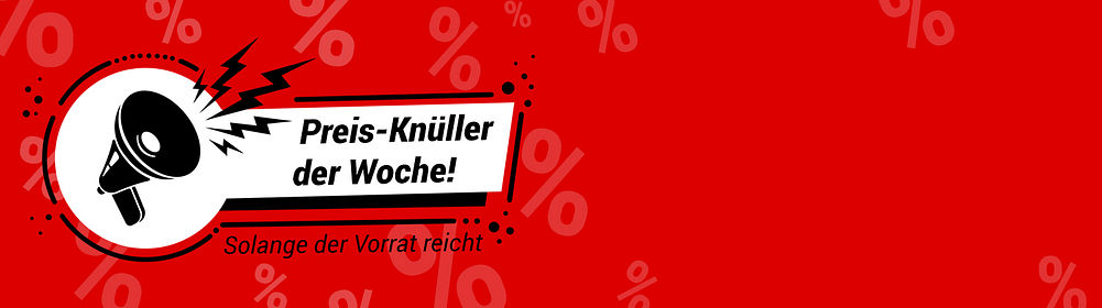 ## Die Preis-Knüller der Woche
* **30** ausgewählte Top-Angebote! 
* **Zeitlich limitiert**! 
* Nur solange der **Aktions-Vorrat** reicht!

**Schnell sein lohnt sich:** Diese Preis-Knüller gelten nur bis **maximal 10.05.24, 24 Uhr!**

####Jetzt zuschnappen und Mega Schnäppchen sichern!####
