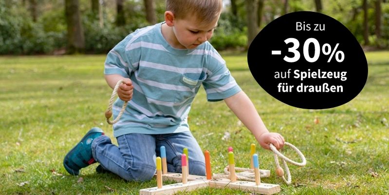 Bis zu -30% auf Spielzeug für draußen