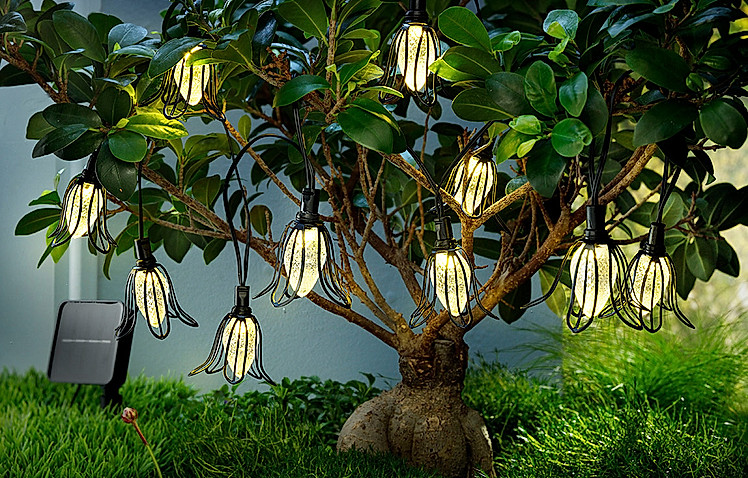 Lampions und Lichterketten schaffen ein tolles Ambiente