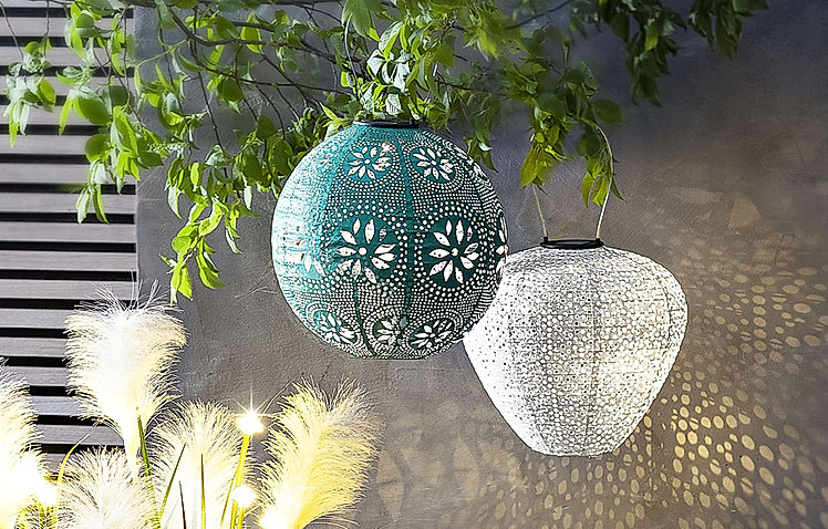 Lampions für den Garten zaubern stimmungsvolles Licht