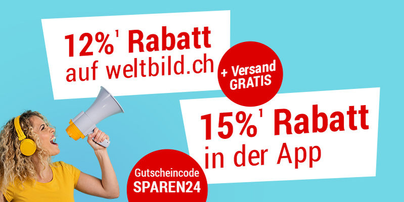 12%¹ Rabatt im Shop und 15% Rabatt in der App